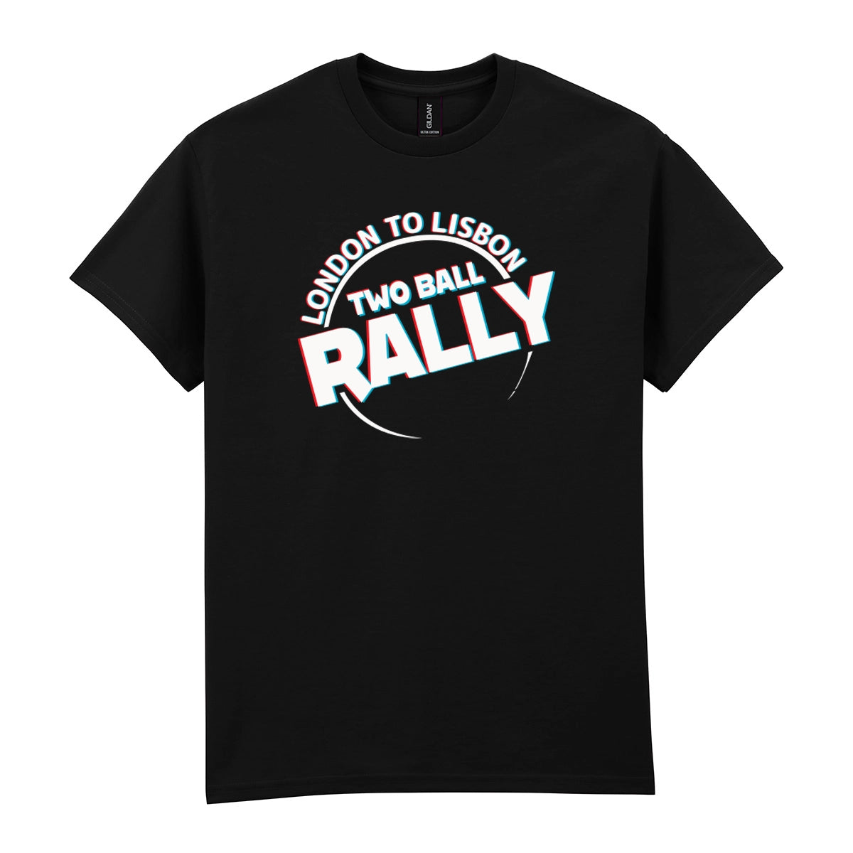 The London to Lisbon Route T-Shirt Retro 3D print