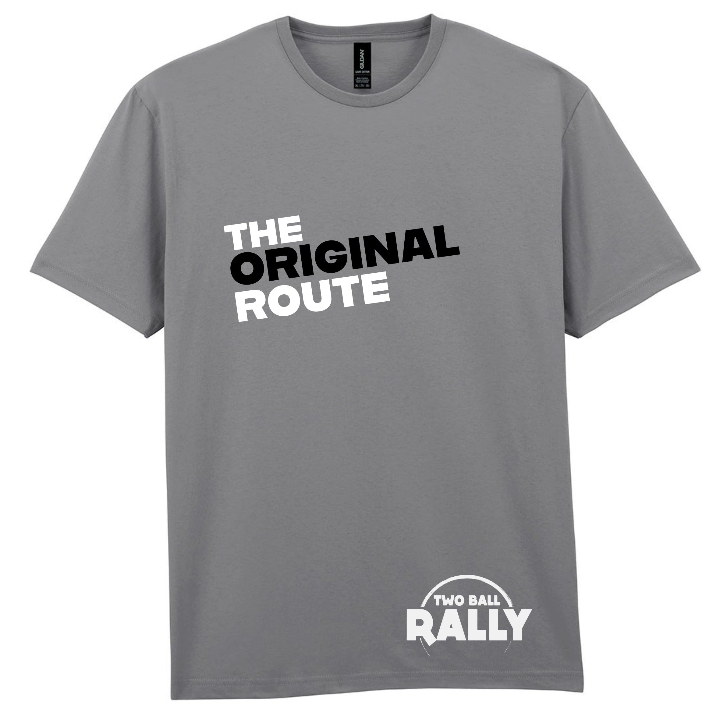 The Original Route T-Shirt Logo – Two Ball Rally Merchandise