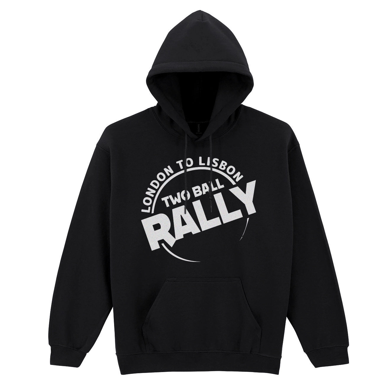 The London to Lisbon Route Hoodie Large Logo
