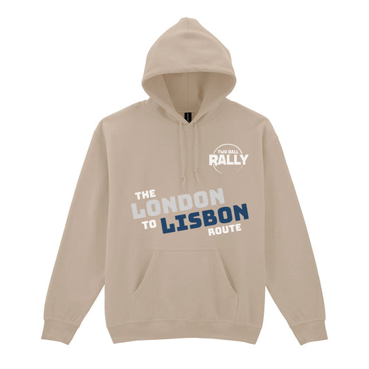 The London to Lisbon Route Hoodie